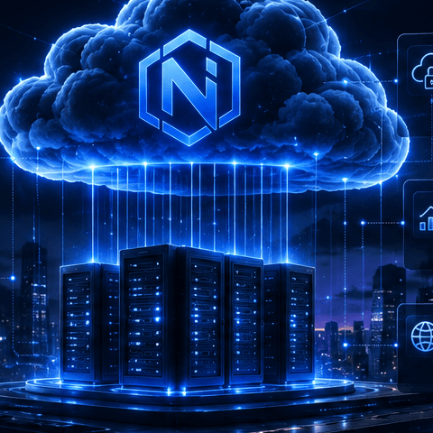 Concept — Scalable cloud infrastructure